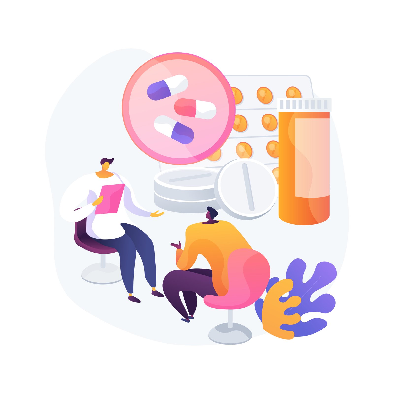 Drug monitoring abstract concept vector illustration. Therapeutic drug monitoring, primary healthcare, ankle bracelet, clinical chemistry, medication level measurement in blood abstract metaphor.
